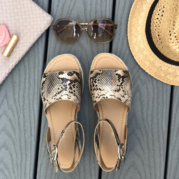 HELLO SPRING Comfy Espadrilles - SNAKE PRINT - Picture 6 of 8